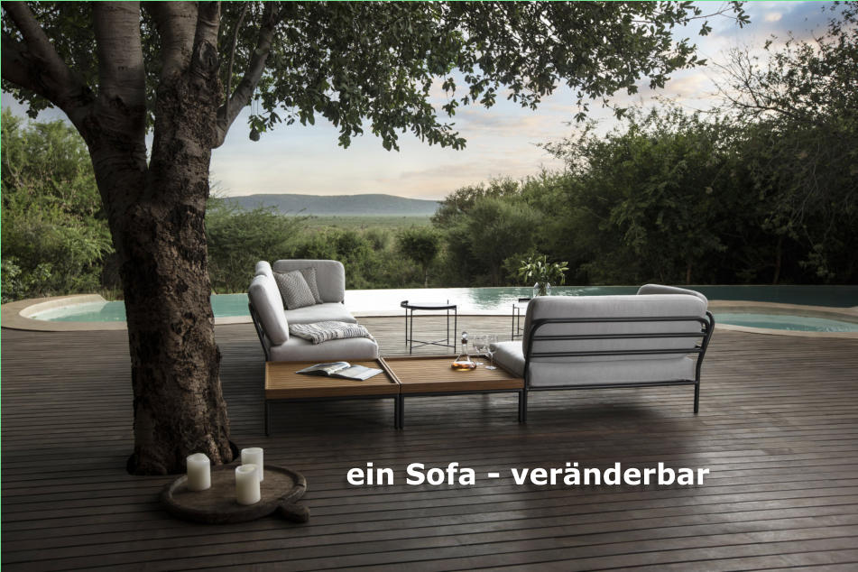 ein Sofa - veränderbar